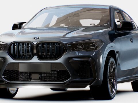 BMW X6M Competition Assetto 3d model
