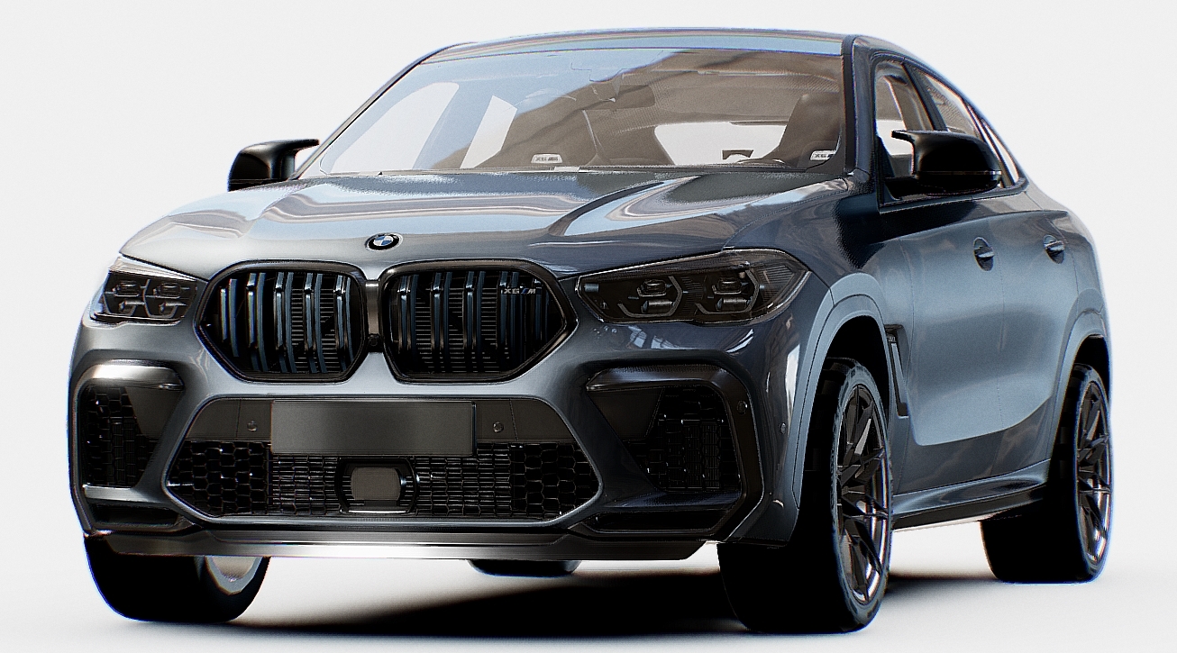 BMW X6M Competition Assetto 3d model