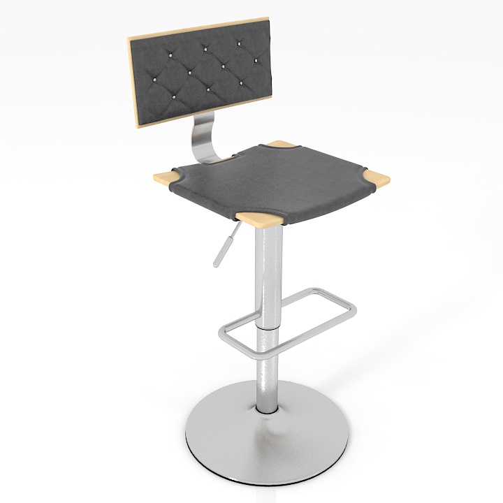 Bar Chair Jy986-4 3d model