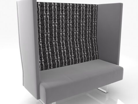 Brizley office sofa 3d model