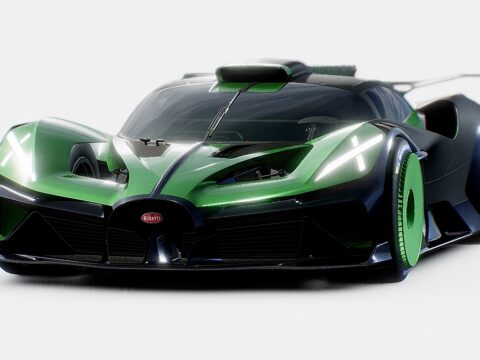 Bugatti Bolide 2024 3d model