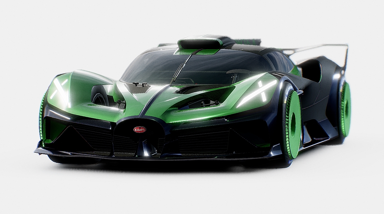 Bugatti Bolide 2024 3d model