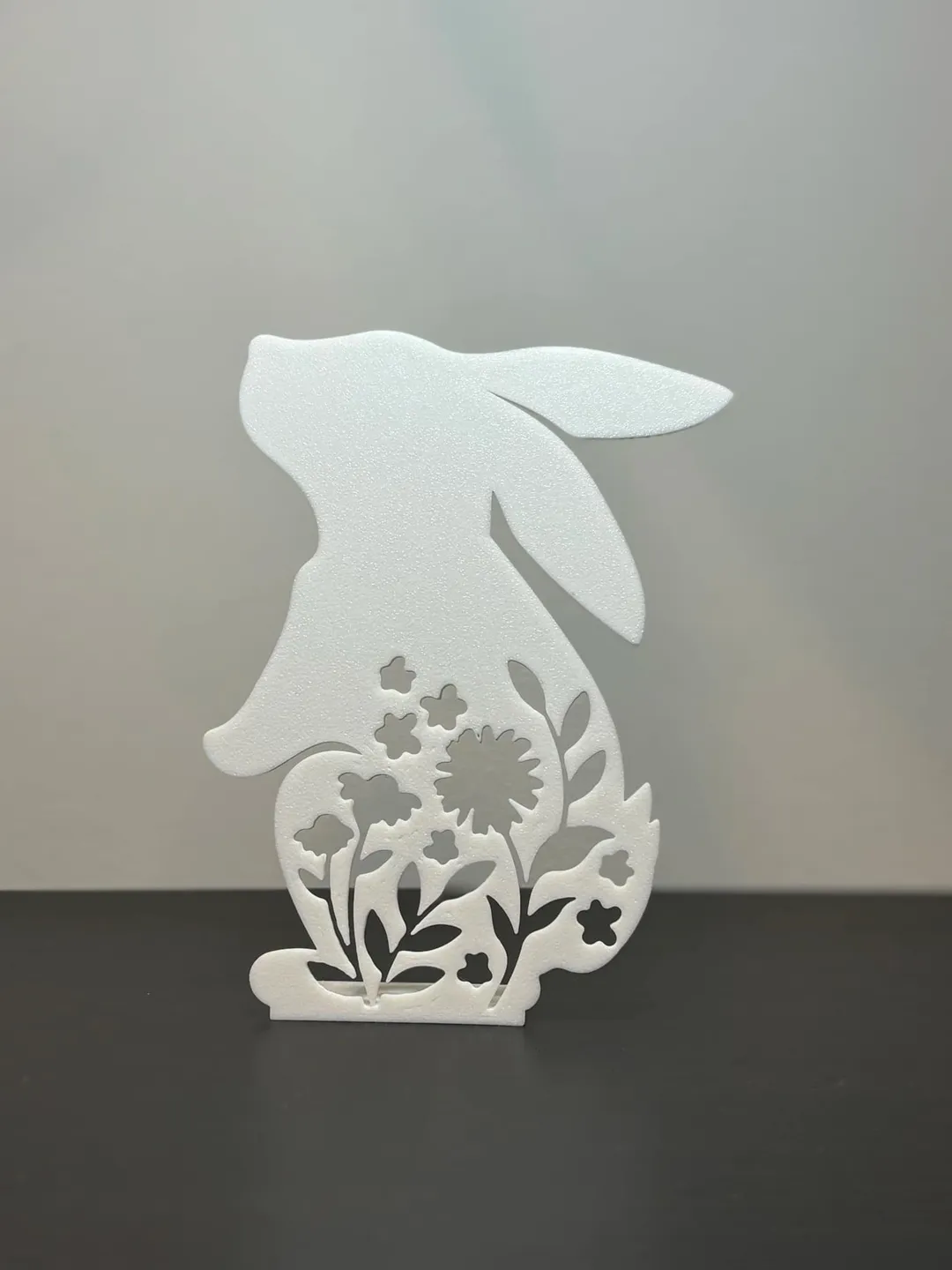 Bunny statue decoration for easter 3d model