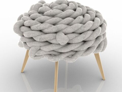 Cloud Stool by Studio Joon&Jung 3d model
