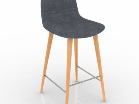 Counter Stool Bacco 3d model