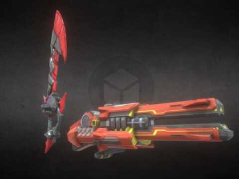 Dead end weapons 3d model
