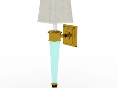Decorative Crafts-Crystal Sconce 3d model