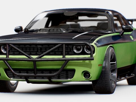 Dodge Challenger RT 3d model