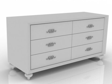 Drawer Commode 3d model