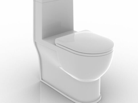 Duravit Commode Toilet 3d model