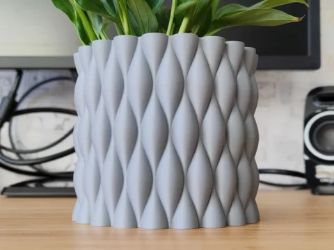 Fish Swarm Plant pot and Planter - Vase mode design 3d model