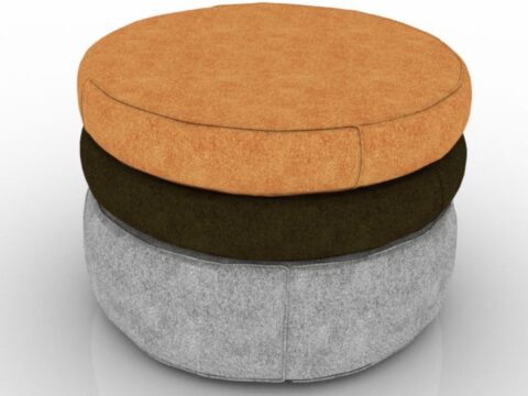 GEDONI Pouf Ottoman 3d model