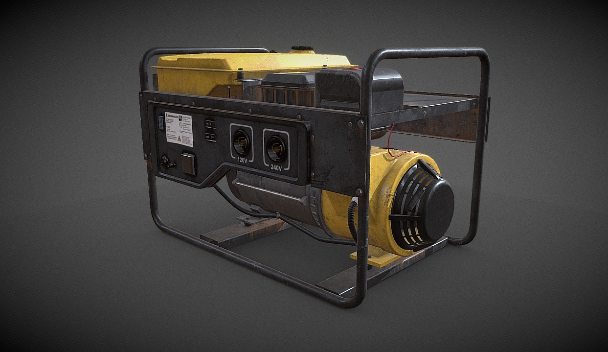 Generator 3d model