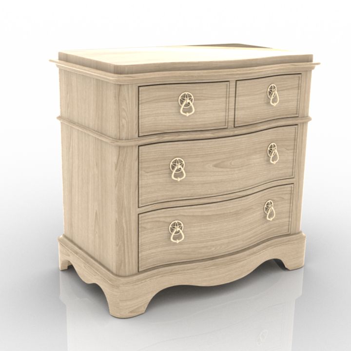 Hooker Furniture 5325-90016 Commode 3d model