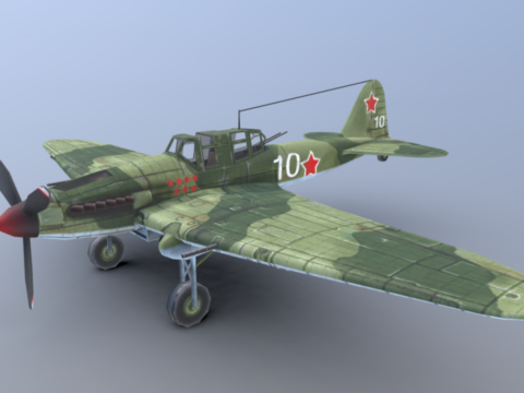Ilyushin Il-2 Sturmovik 3d model