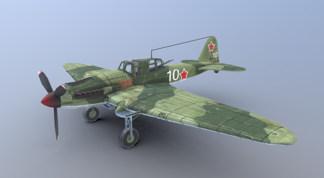 Ilyushin Il-2 Sturmovik 3d model