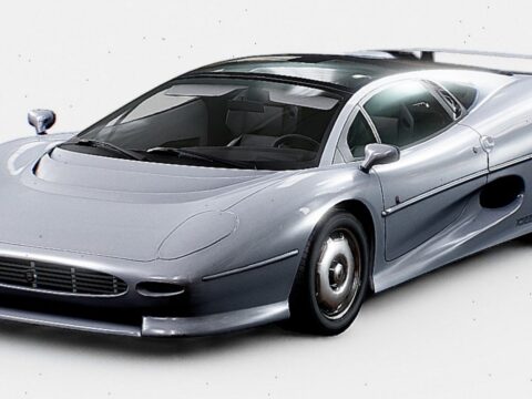 Jaguar xj220 1991 3d model