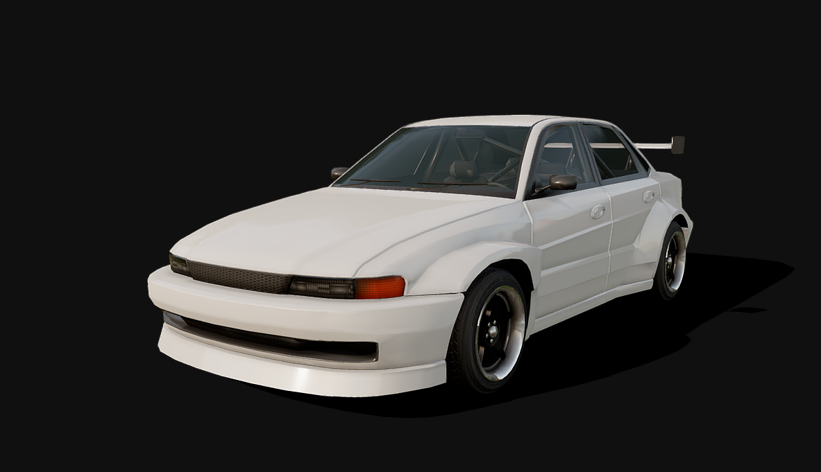 Japanese Sedan Racemod 3d model