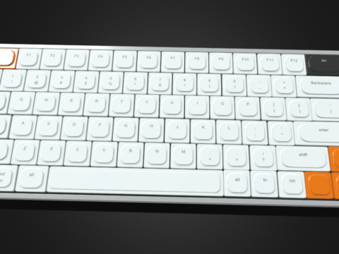 Knob1 Mechanical Keyboard 3d model