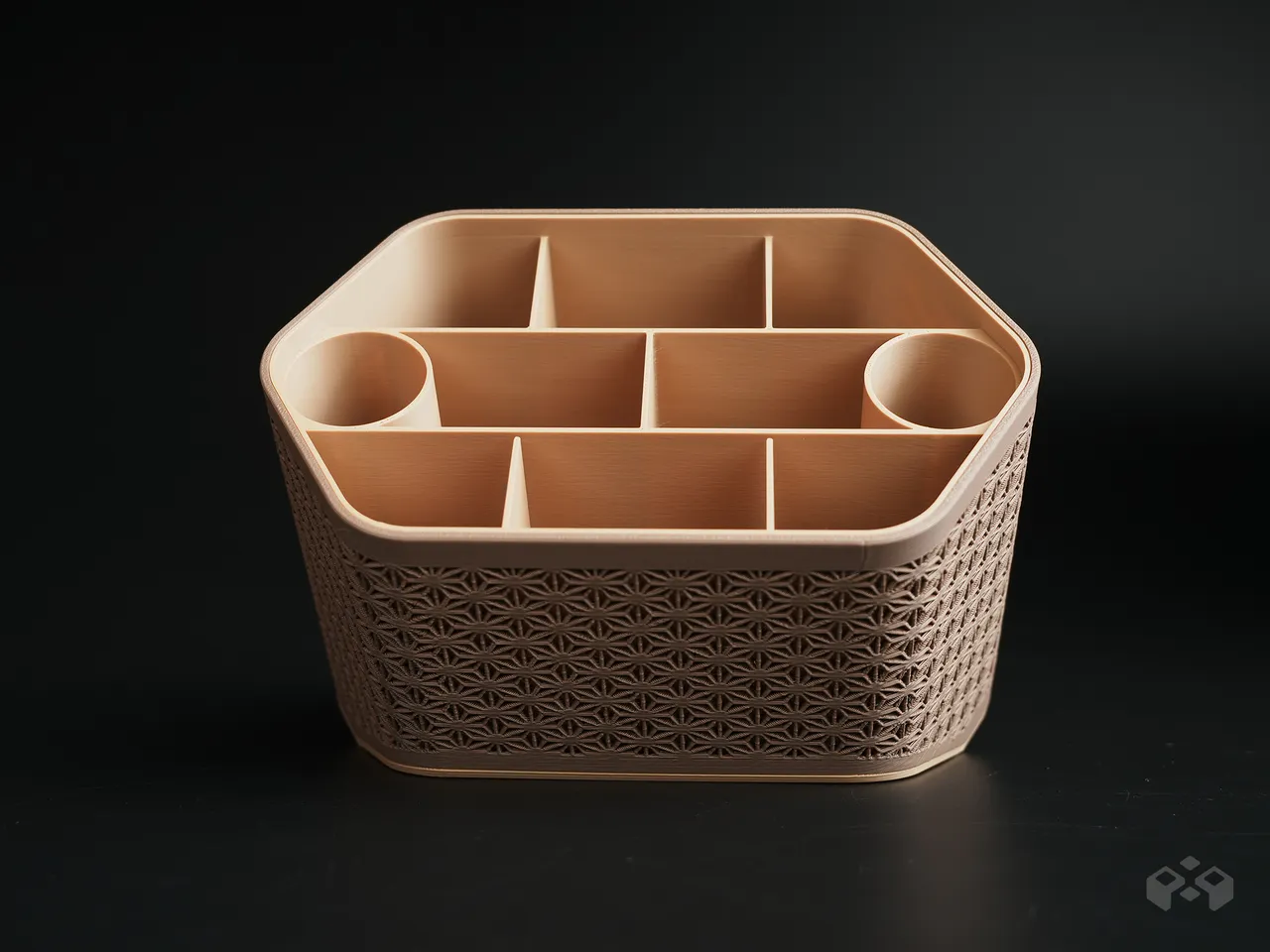 Kumiko Pen Holder - Desk Organizer2 3d model