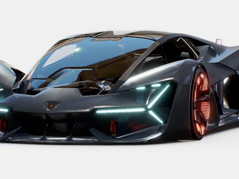 Lamborghini Terzo Millennio 3d model
