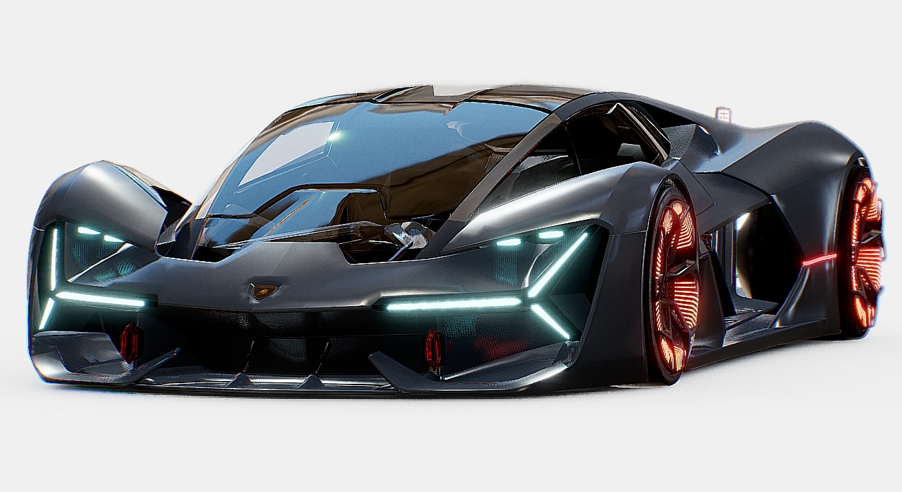 Lamborghini Terzo Millennio 3d model