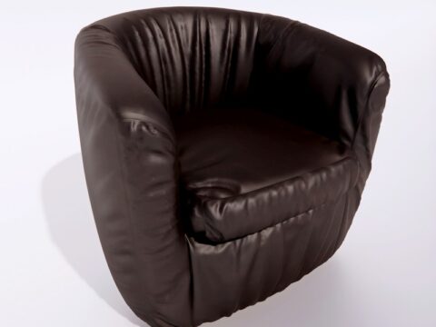 Leather Armchair 3d model