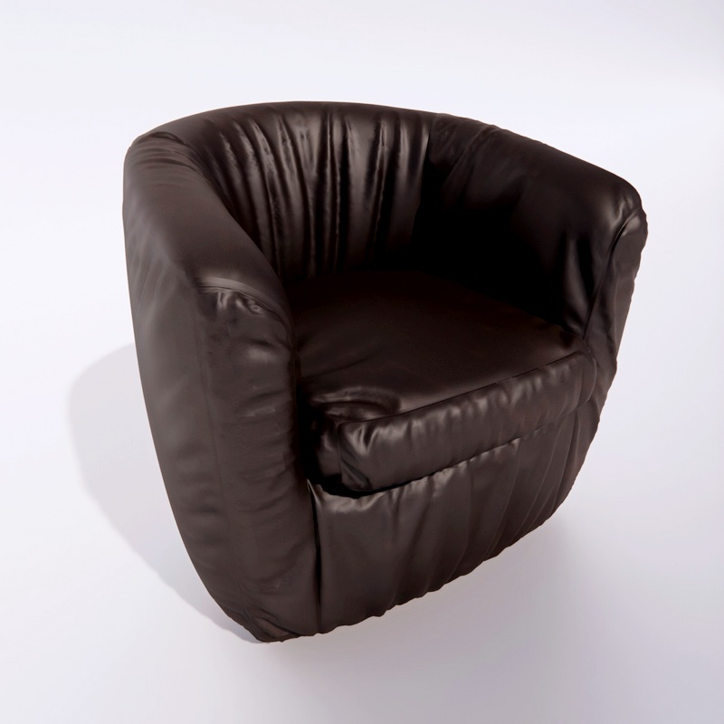Leather Armchair 3d model