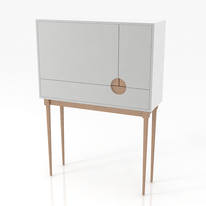 Locker Aperture Cabinet 3d model