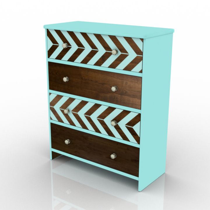 Locker Commode GM 3d model