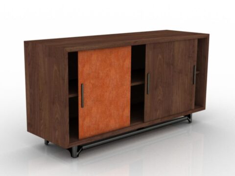 Locker Cosmorelax Slide Commode 3d model
