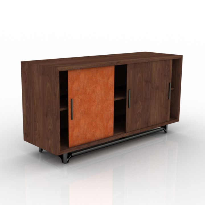 Locker Cosmorelax Slide Commode 3d model