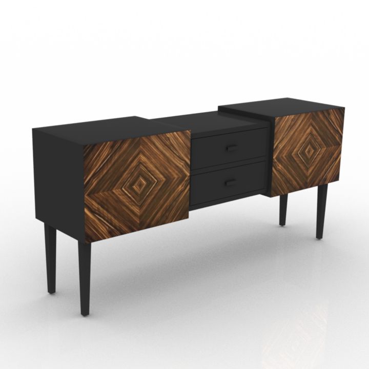 Locker DOM Edizioni Cabinet Walt Commode 3d model