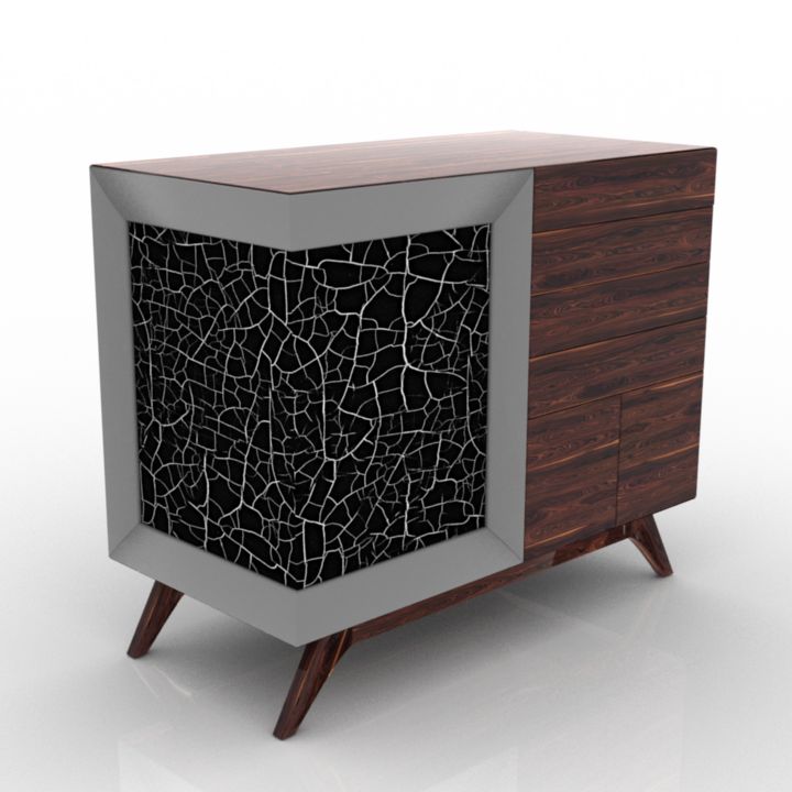Locker Decor Commode NEK 3d model