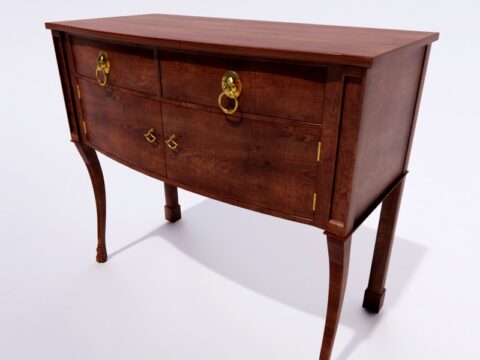 Locker Kindel Furniture Company Irish Server Commode 3d model