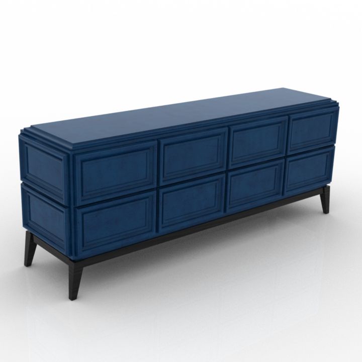Locker elledue virgilio commode 3d model