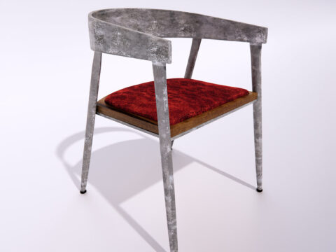 Loft Armchair Industrial 3d model