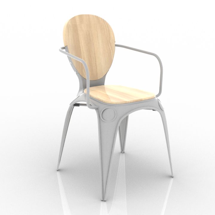 Louix Chair 3d model