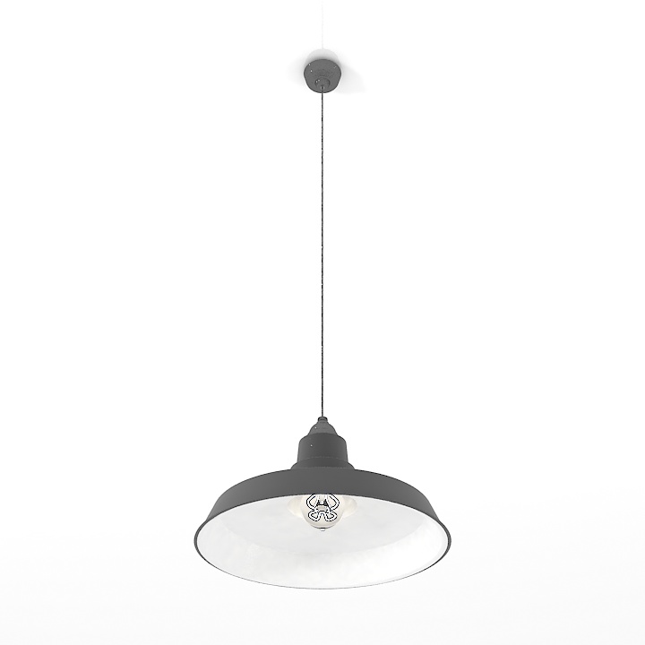 Luster Loft Chandelier Lamp 3d model