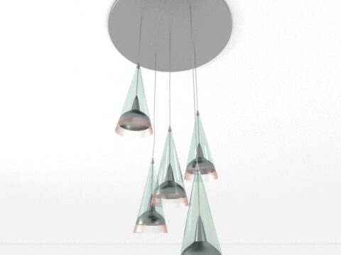 Luster ROSSINI decorativo moderno chandelier 3d model