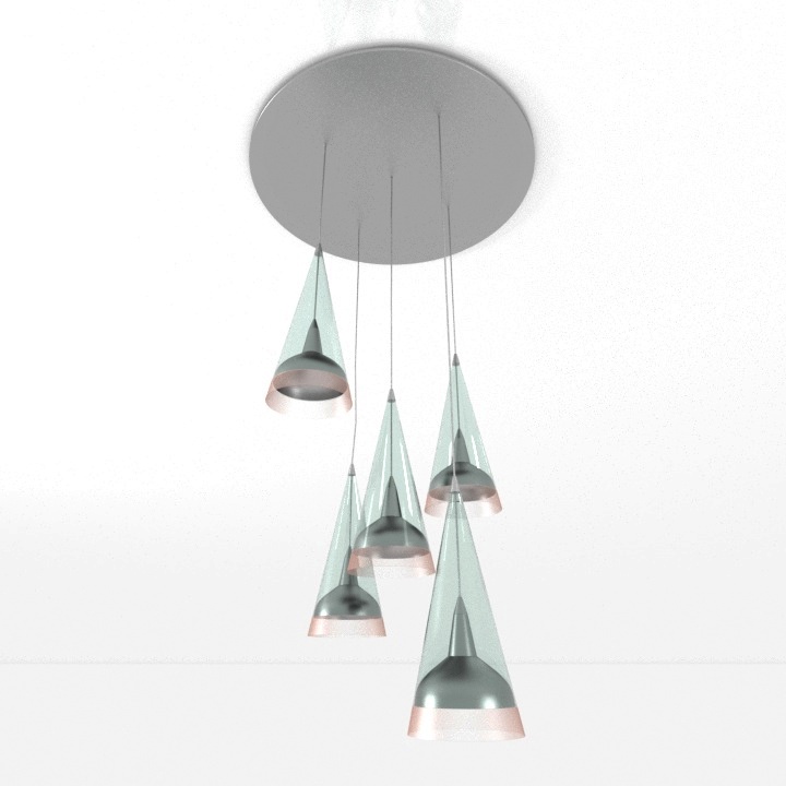 Luster ROSSINI decorativo moderno chandelier 3d model