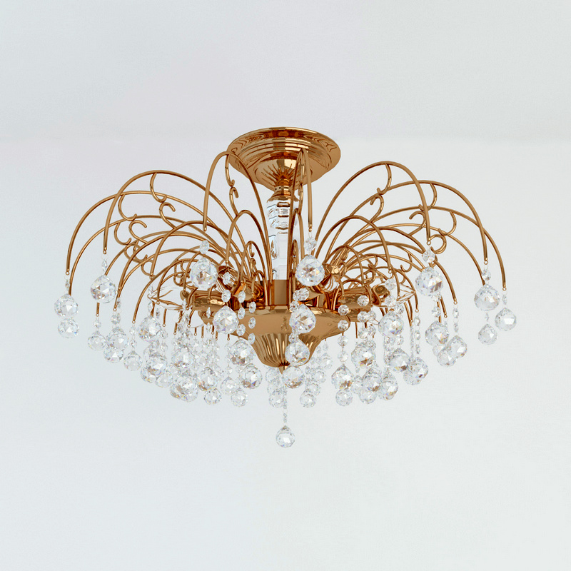 Luster Wunderlicht Elegance WL127-08KG Chandelier 3d model