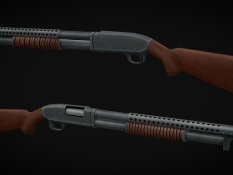Model 12 Trench 3d model