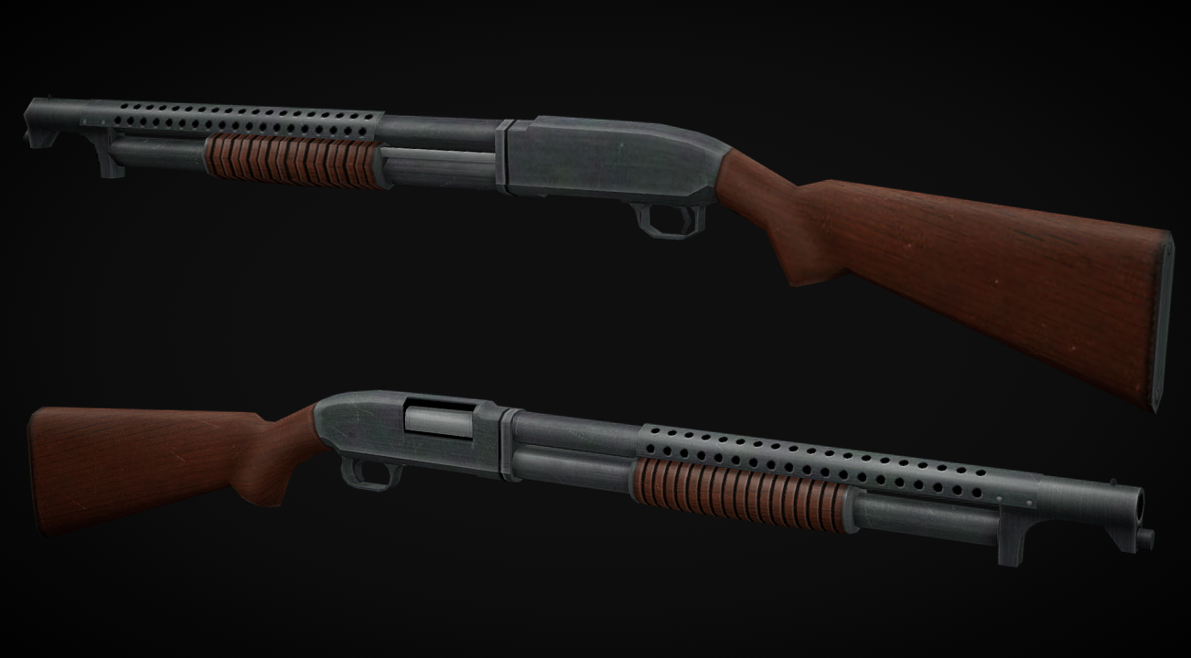 Model 12 Trench 3d model