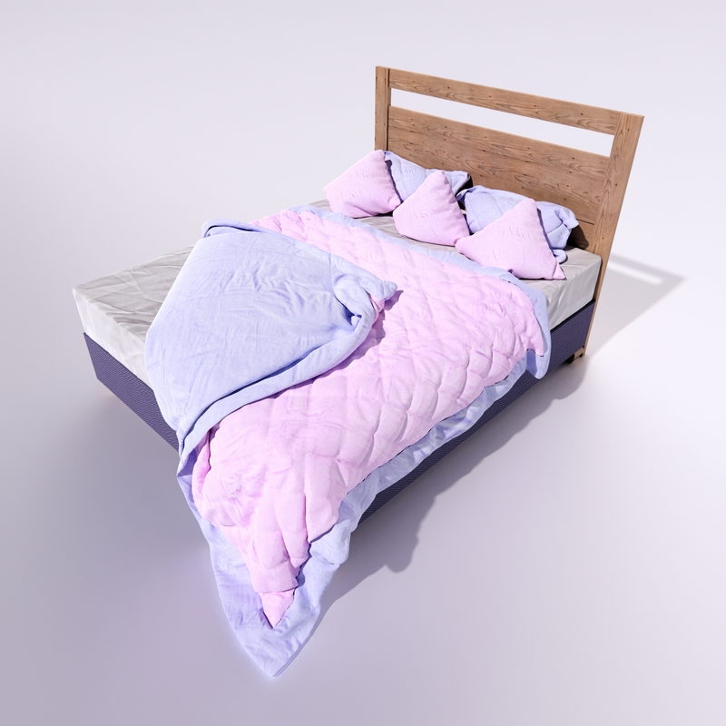 Modern Mayfair Bed 3d model