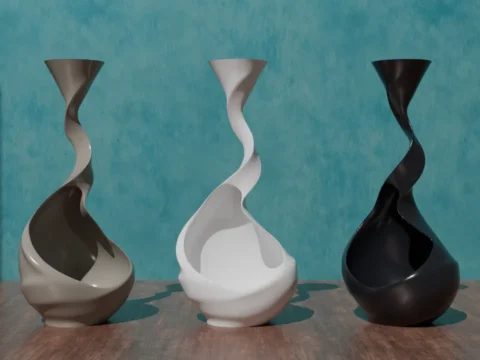 Modern Tea Light Candle Holder Decoration 3d model
