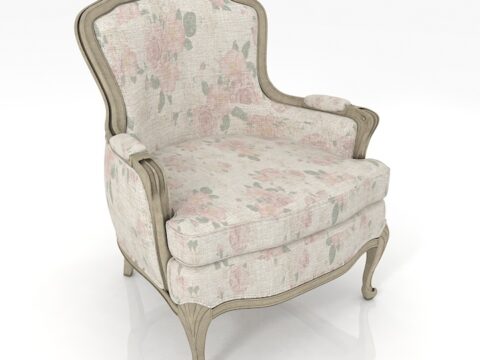 Neoclassical Armchair 3d model