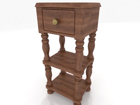 Nightstand Country 3d model