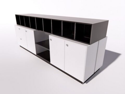 Office Bookcase 3d model