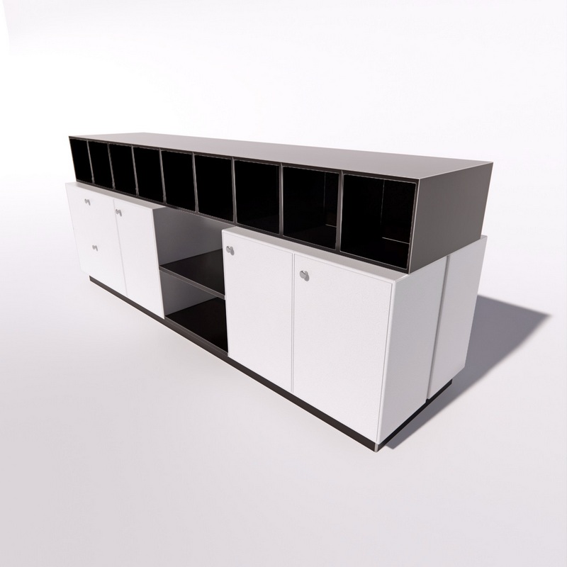 Office Bookcase 3d model